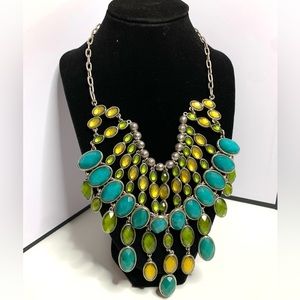 Statement bib necklace